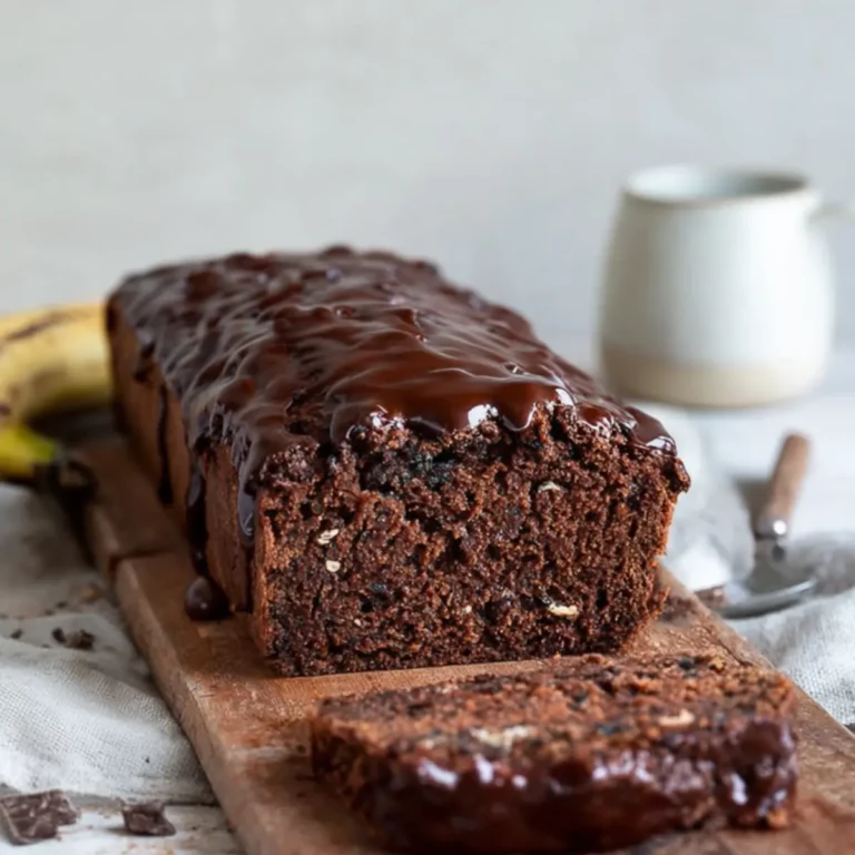 Schoko-Bananenbrot mit extra Schokolade
