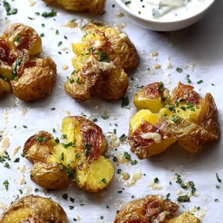 Smashed Potatoes mit Dip