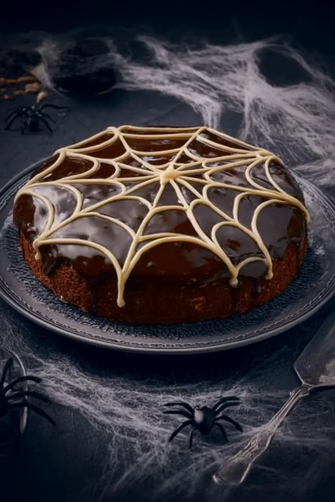 Spinnenweben Kuchen