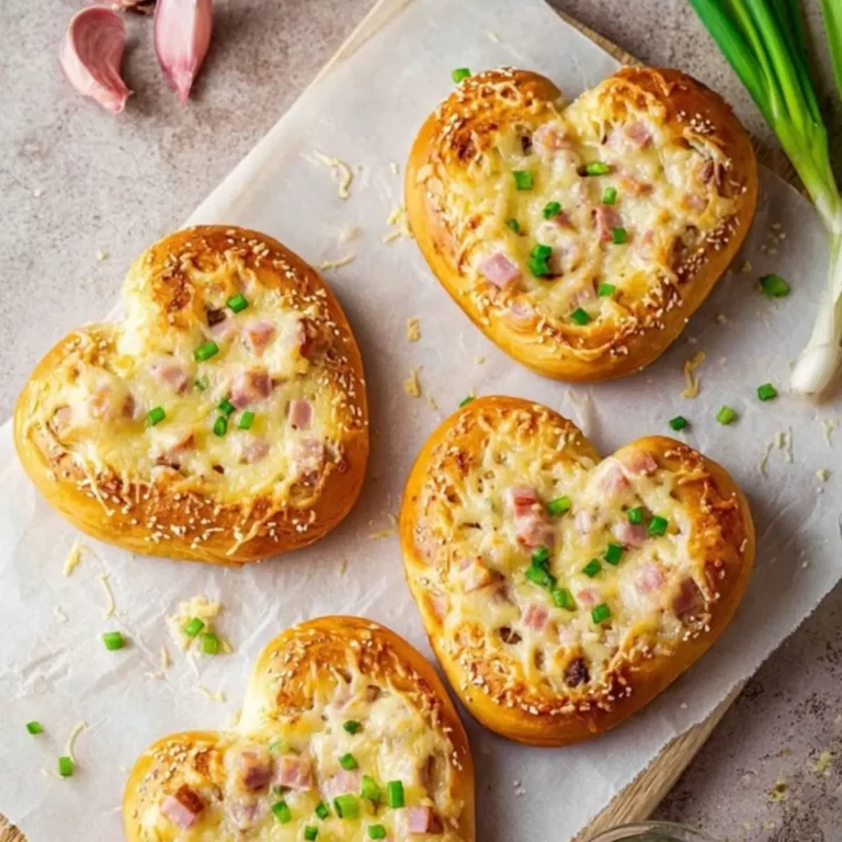 Überbackene Brezeln mit Schinken und Käse