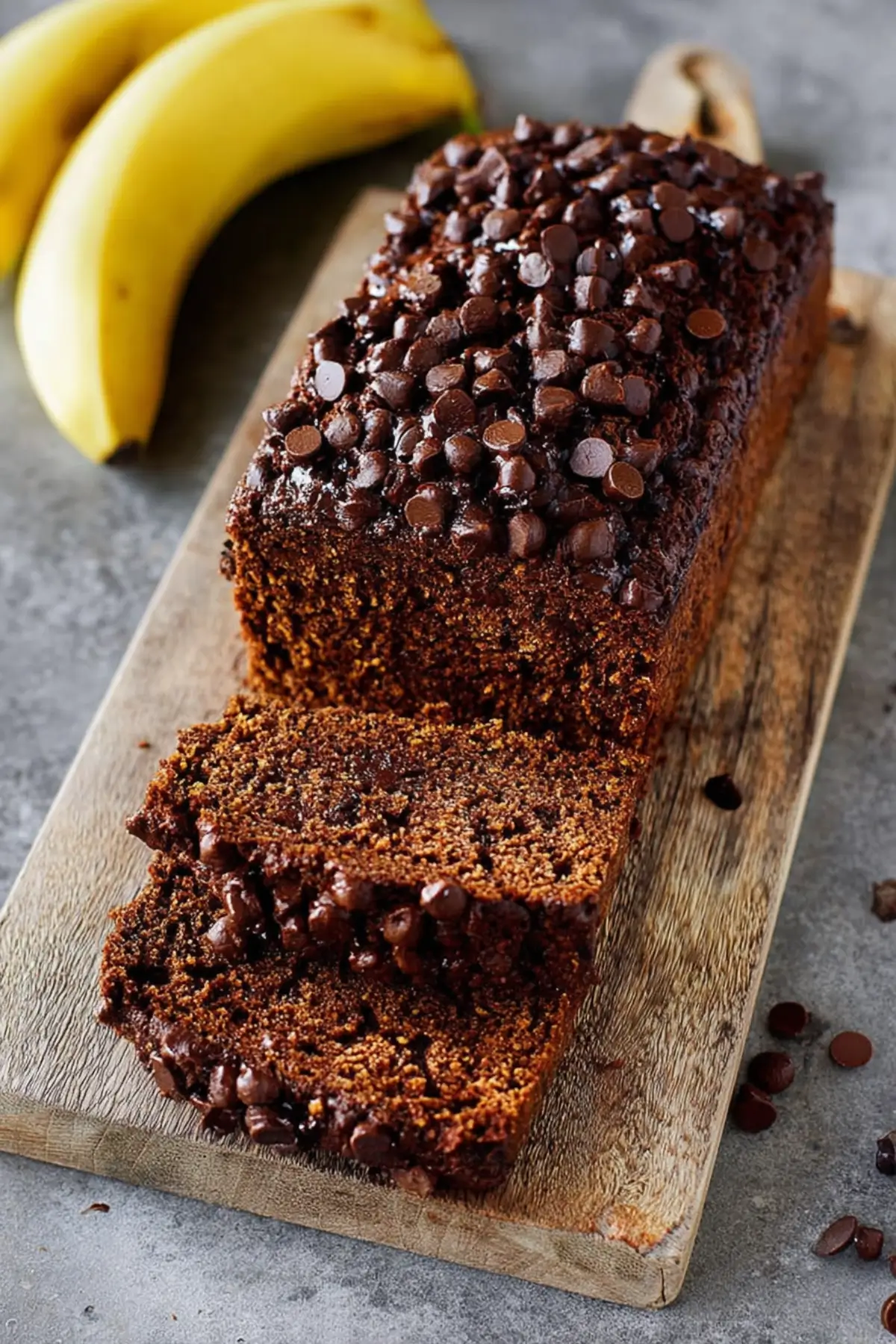 Veganes Schoko-Bananenbrot