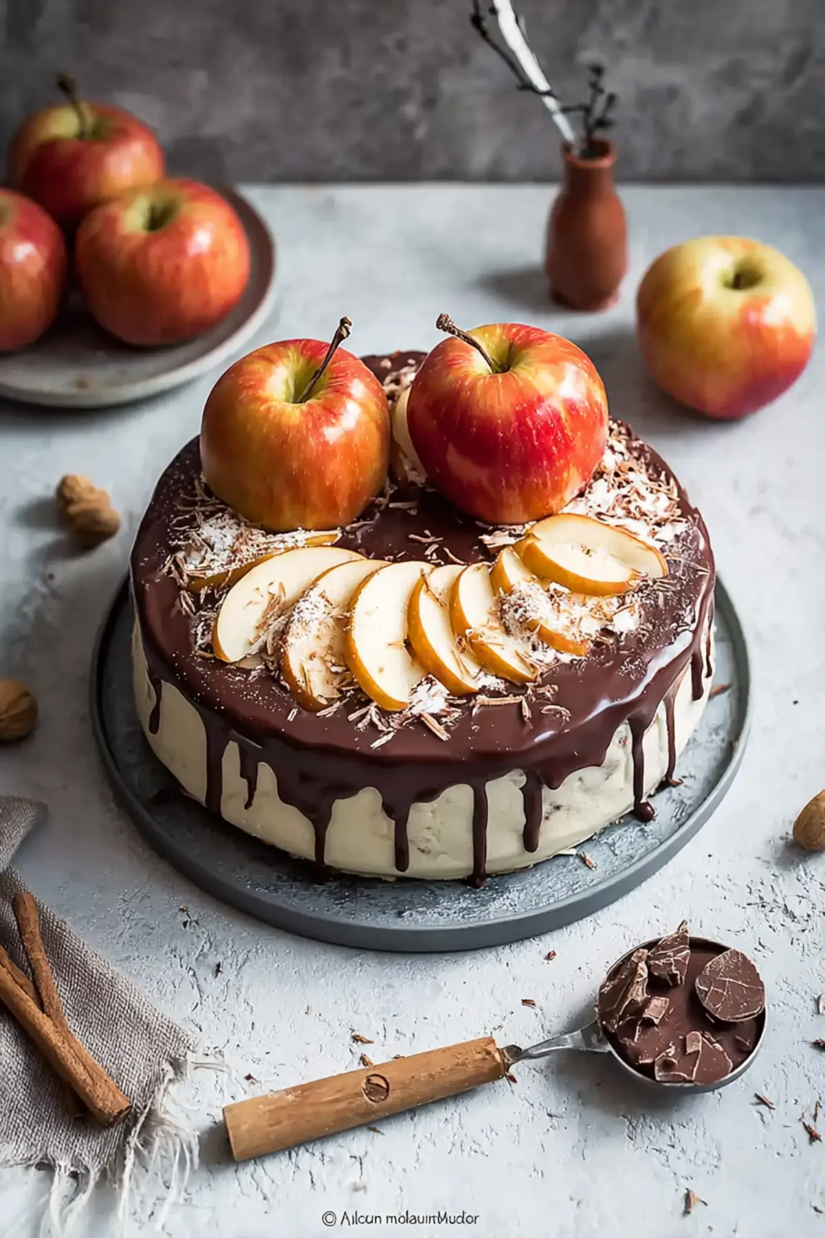 Zimtige Apfel-Schokoladentorte - Muma’s Kitchen