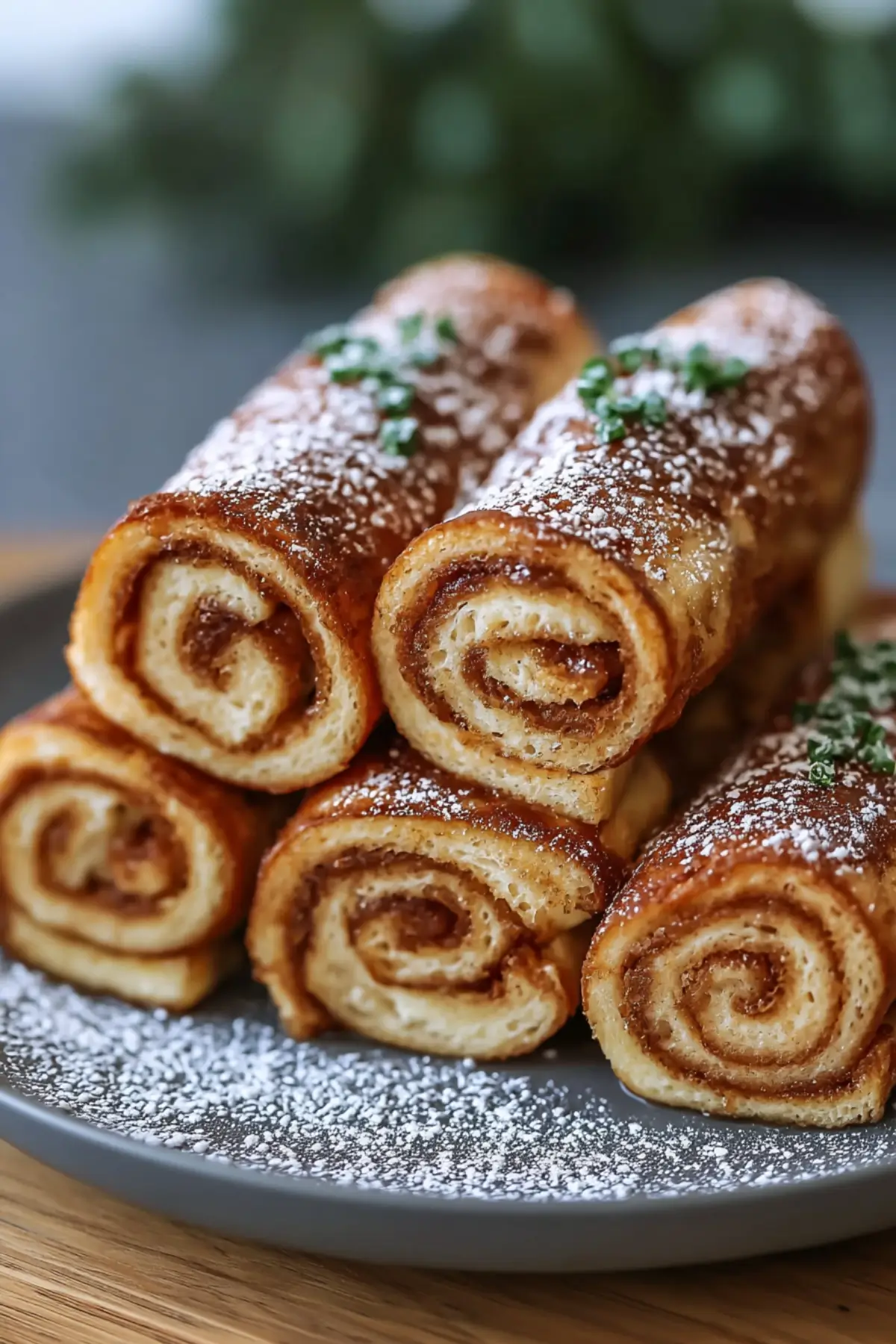 Zimtrollen Französischer Toast Roll Ups