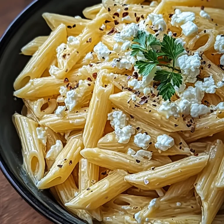 Zitronen-Feta-Pasta
