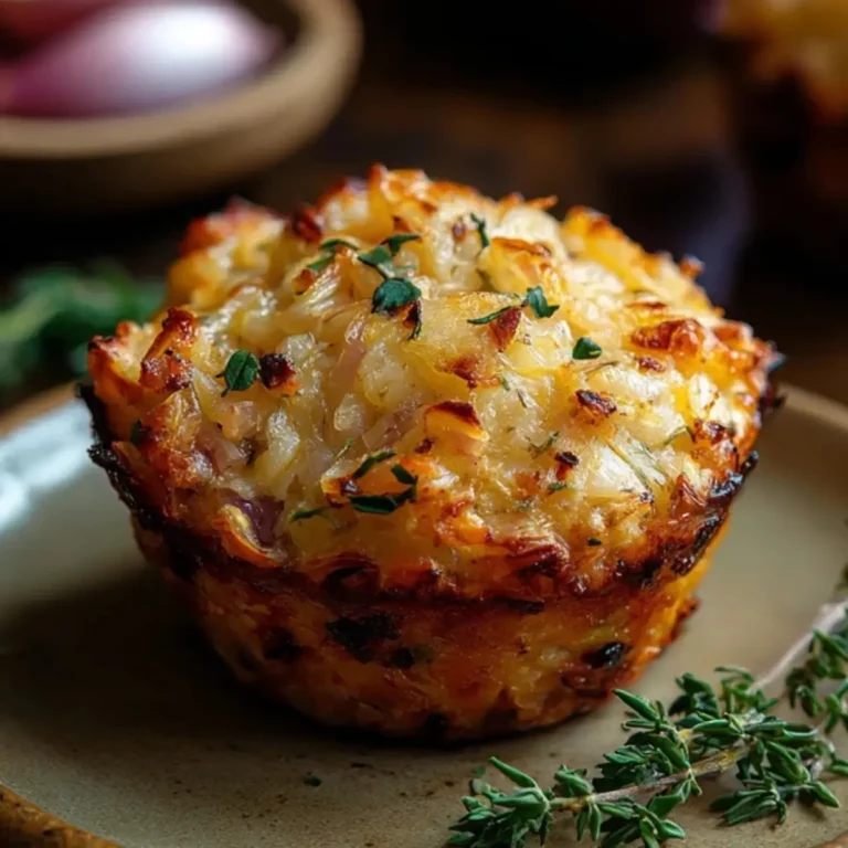 Zwiebelkuchenmuffins