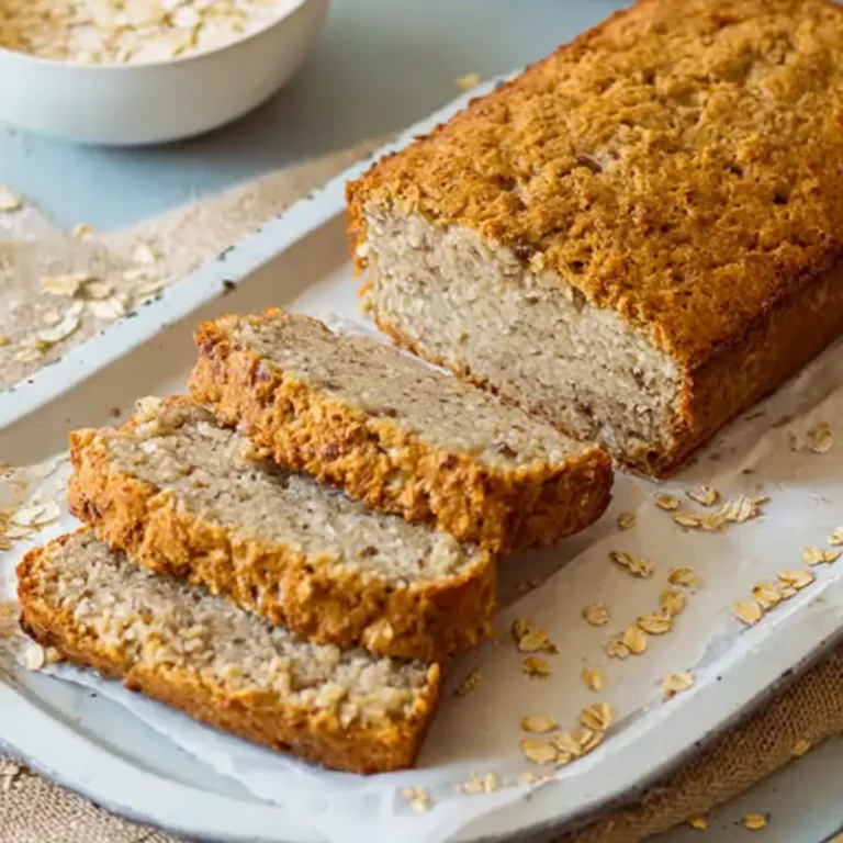 Bananenbrot mit Haferflocken