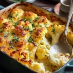 Blumenkohl überbacken mit Käse