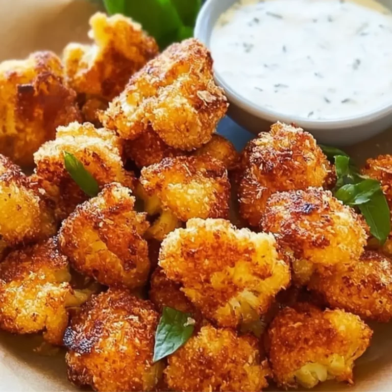 Knusprige Blumenkohl-Nuggets aus dem Ofen