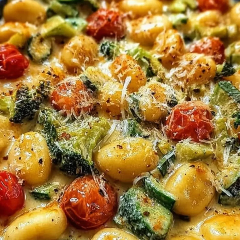 Cremige Gnocchi-Pfanne mit Gemüse