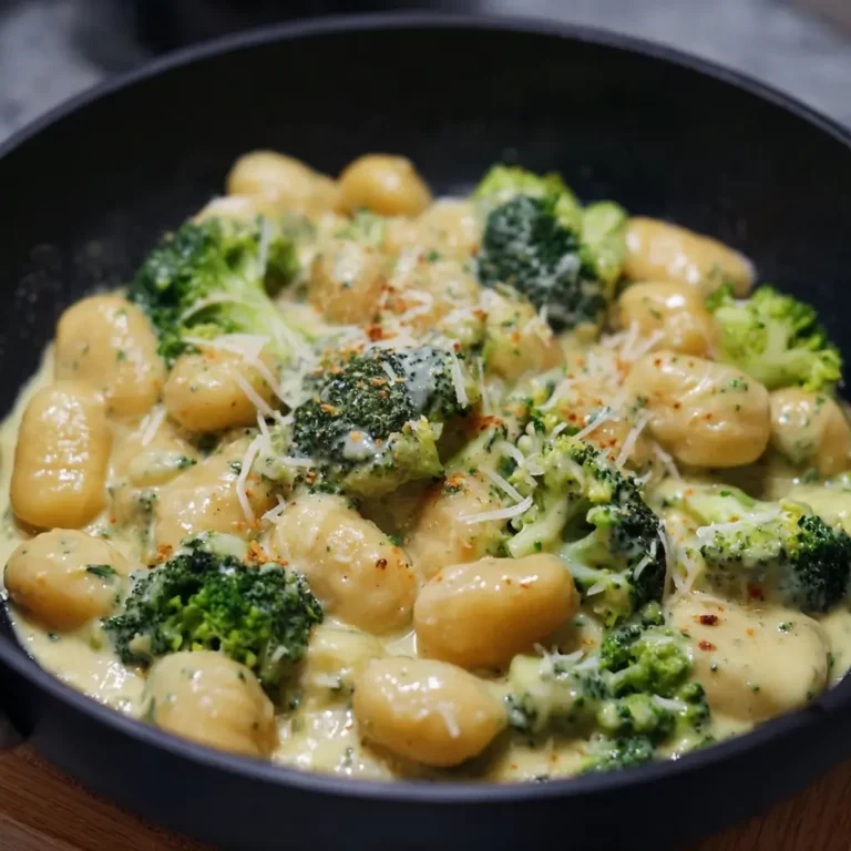 Cremige Gnocchi in Brokkoli-Sahnesoße