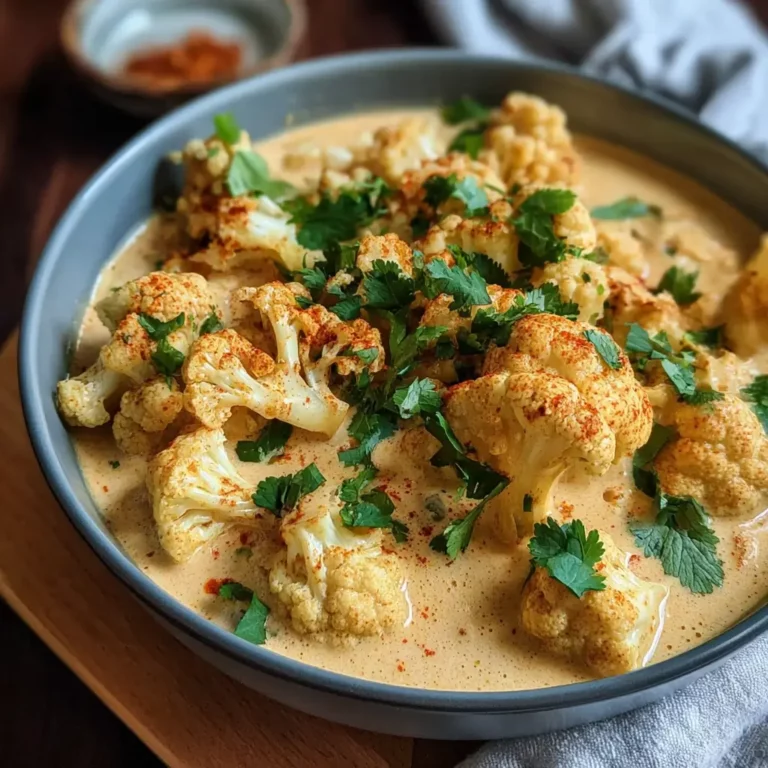 Cremiger Blumenkohl-Curry aus dem Backofen