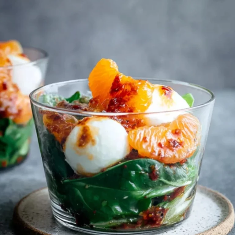 FELDSALAT MIT ORANGEN-CHILI-DRESSING UND MOZZARELLA