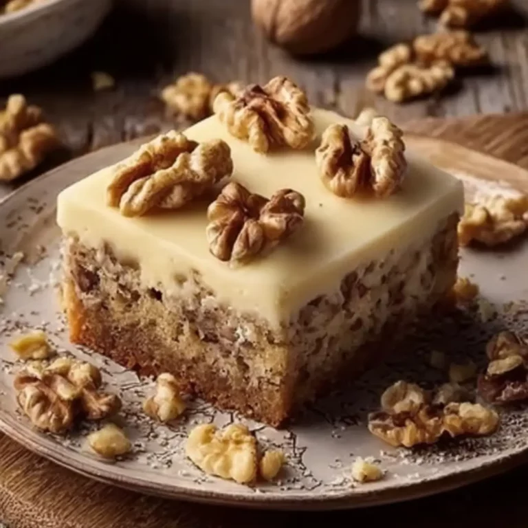 Friss-dich-dumm-Kuchen mit Walnüssen