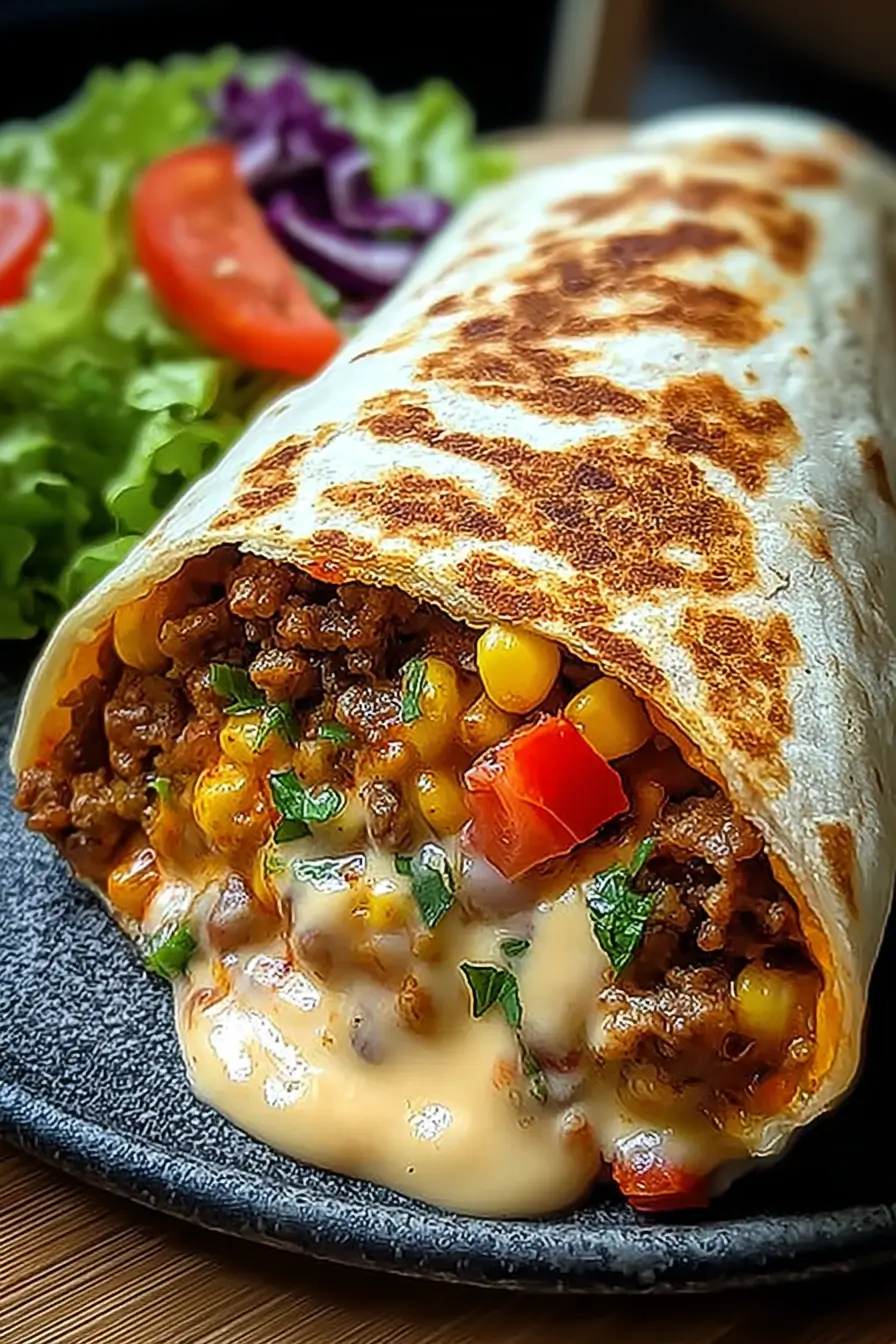Gegrillter Käse-Burrito