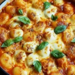 Gnocchi Auflauf Tomate Mozzarella
