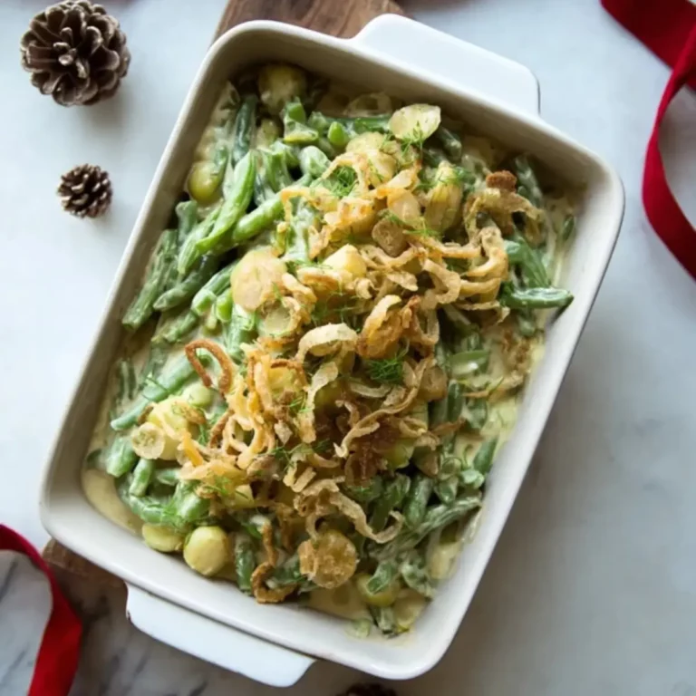 Grüner Bohnen Auflauf