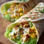 Hähnchen Käse Wraps