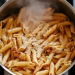 Healthy Garlic Parmesan Chicken Pasta