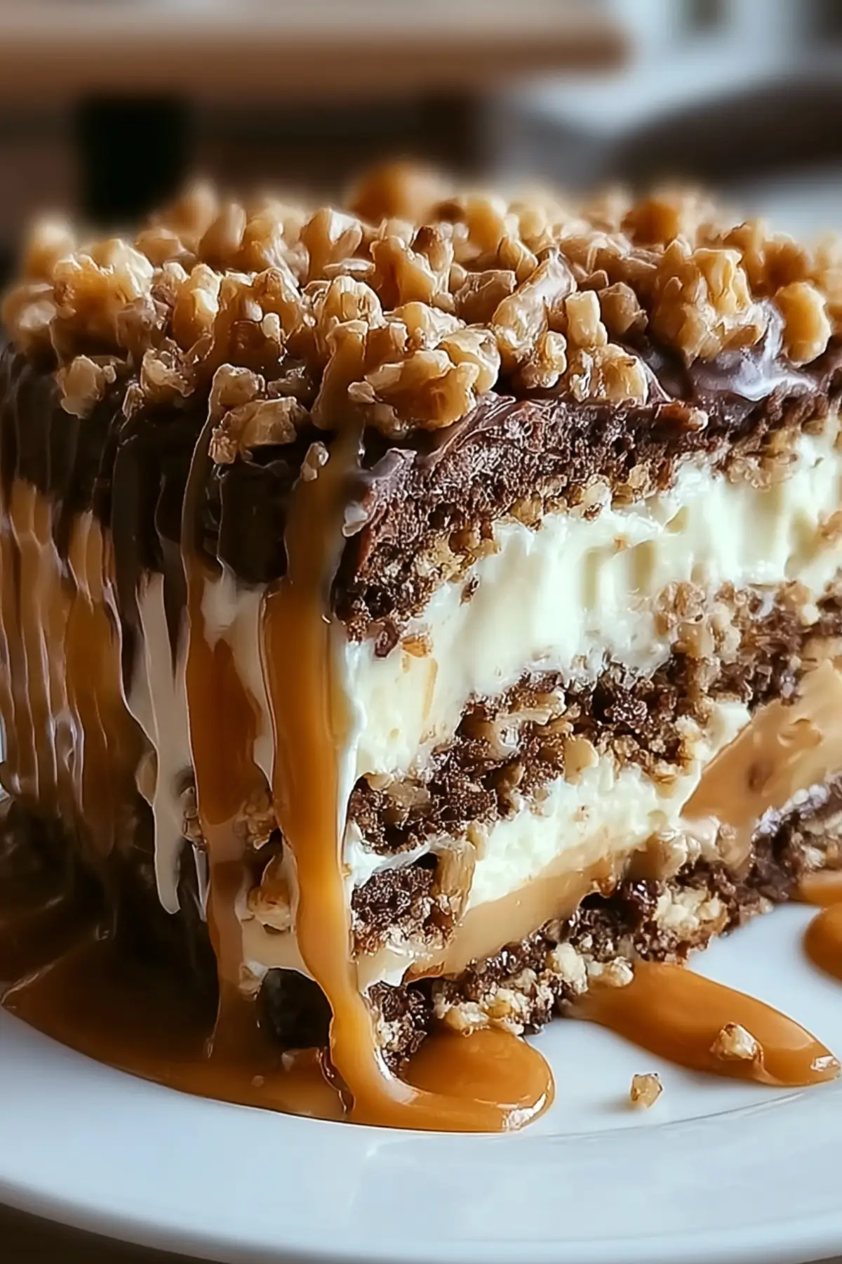 Karamell-Toffee-Crunch-Kuchen