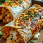 Käse-Geschmack Hühnchen Wraps