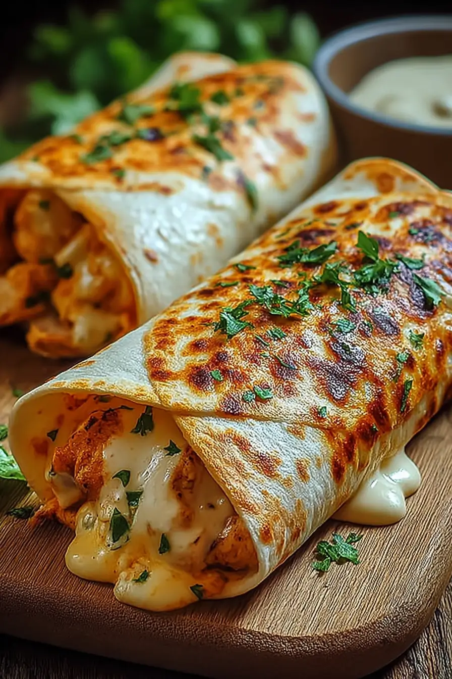 Käse-Geschmack Hühnchen Wraps
