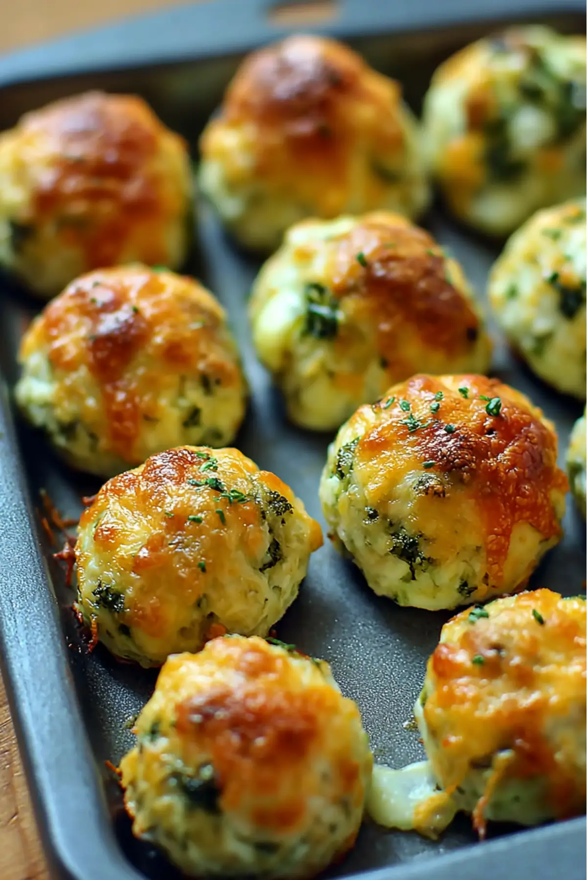 Käse-Lauch-Bällchen