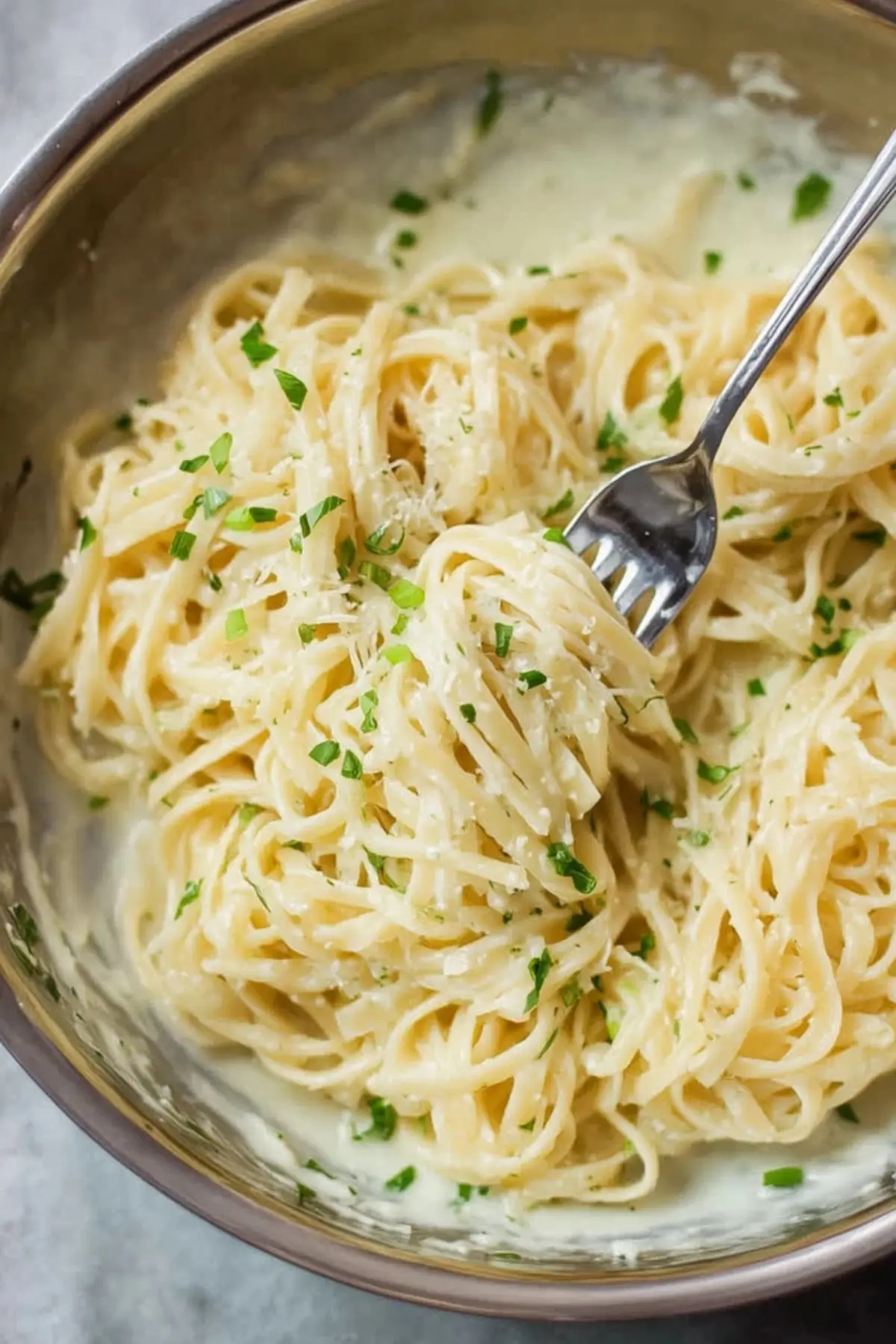 Knoblauch Parmesan Pasta