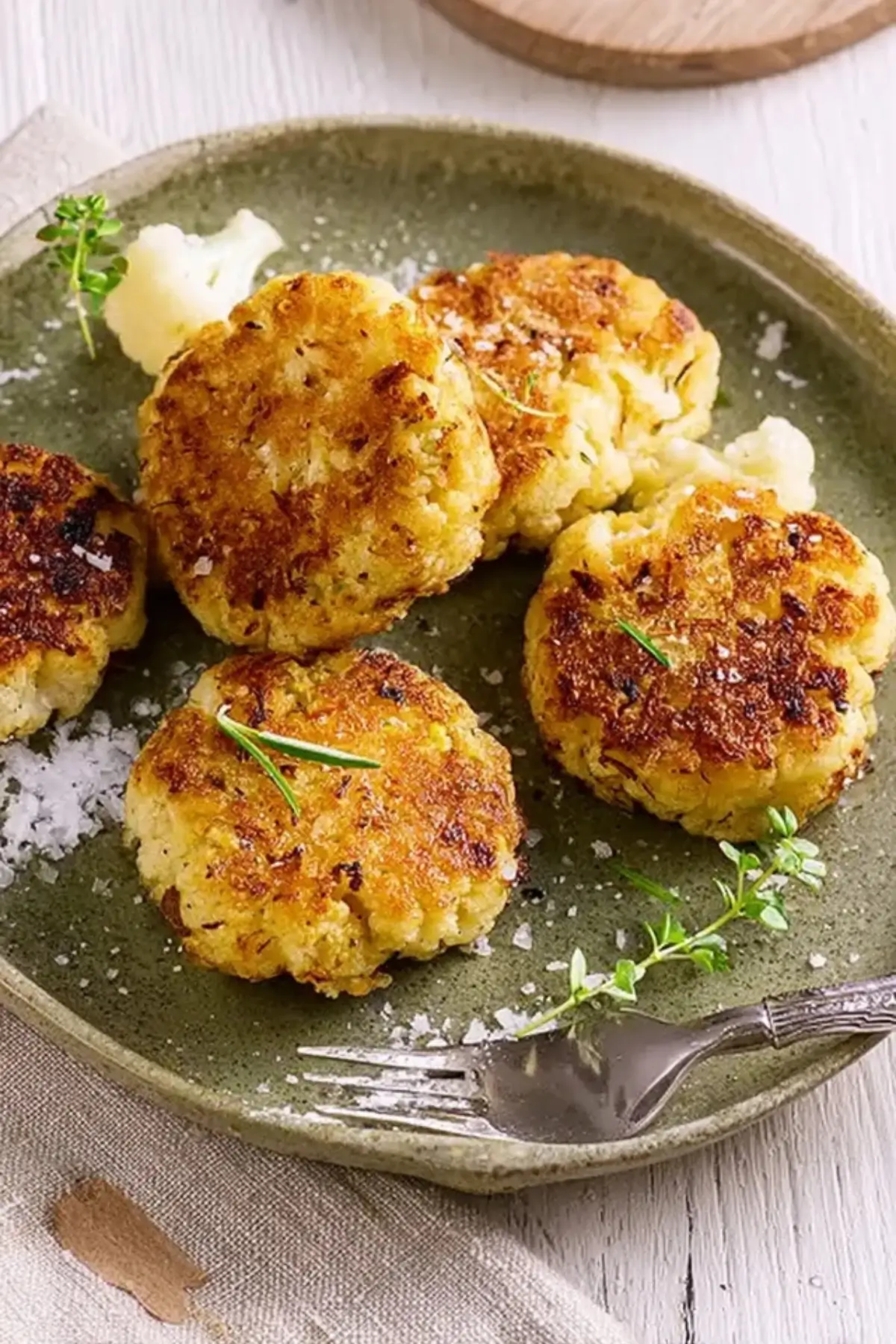 Knusprige Blumenkohl Frikadellen