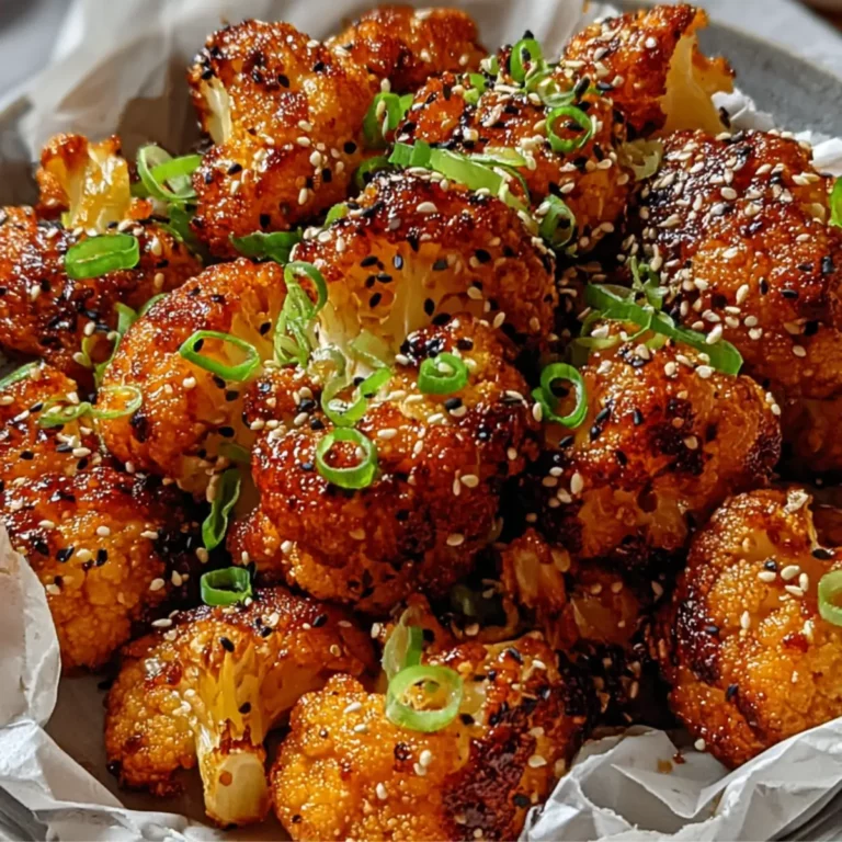 Koreanischer Gebackener Blumenkohl