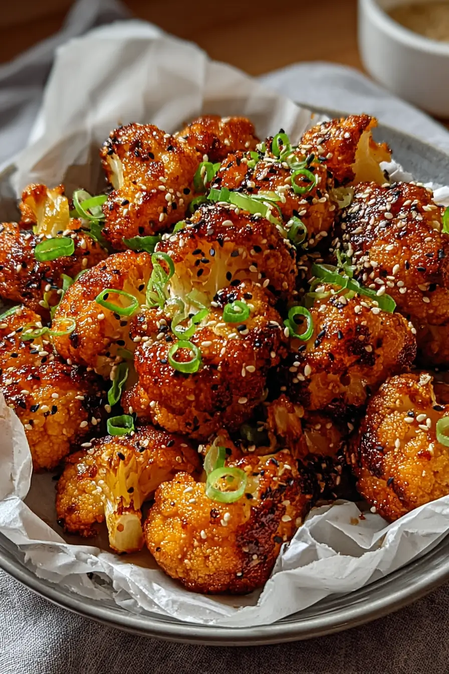 Koreanischer Gebackener Blumenkohl