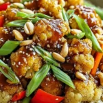 Kung Pao Blumenkohl voller Geschmack und Farbe