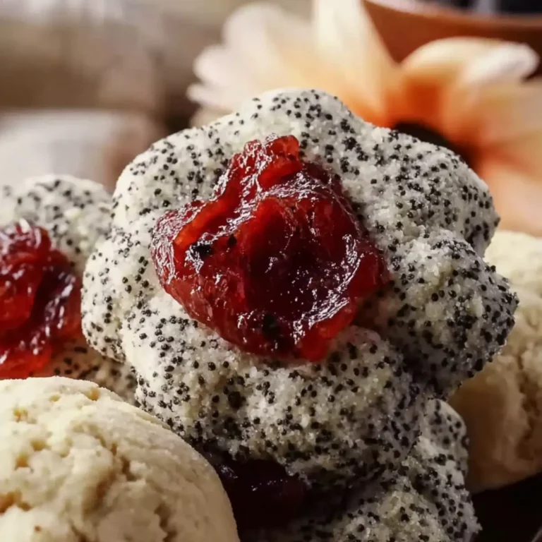 Mohn-Kirsch-Plätzchen