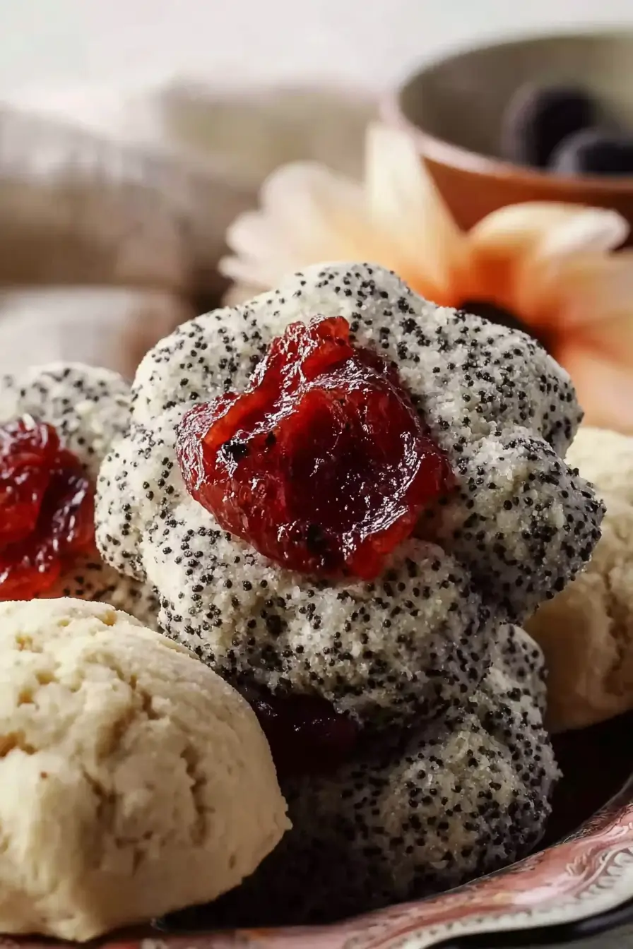 Mohn-Kirsch-Plätzchen