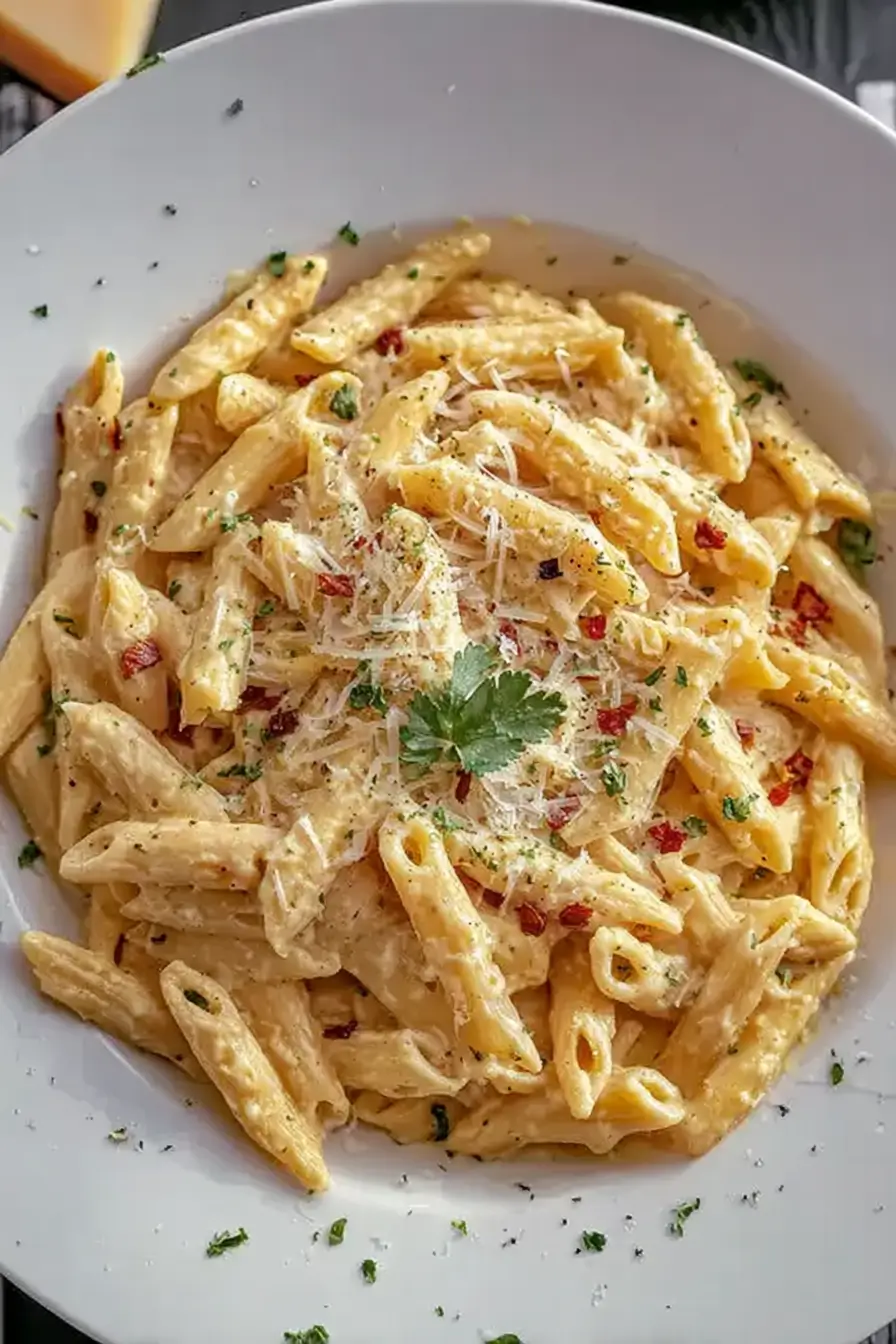 One Pot Creamy Garlic Pasta