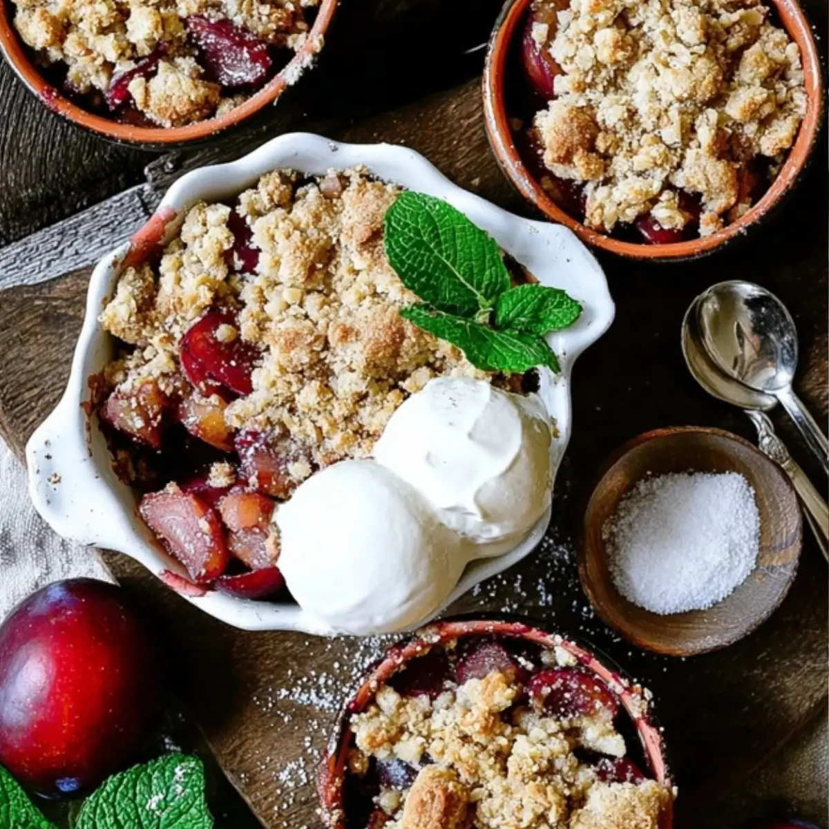 Pflaumen Crumble