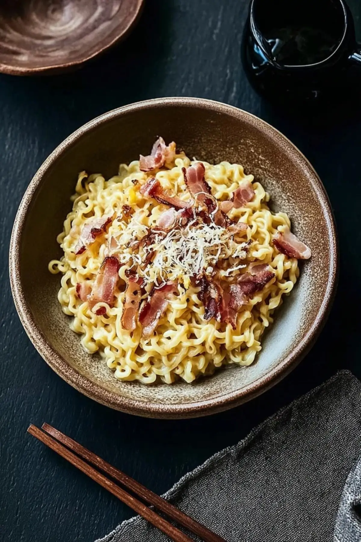 Ramen Carbonara Nudeln