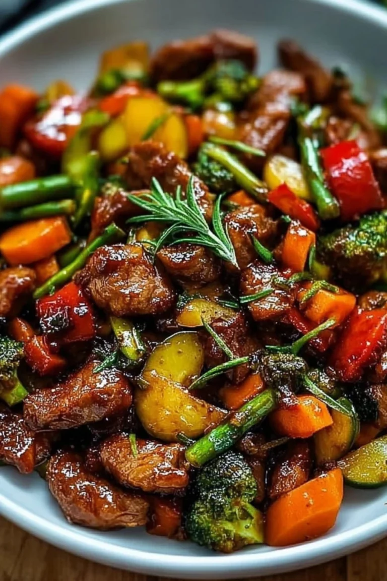 Rindfleischpfanne mit Gemüse