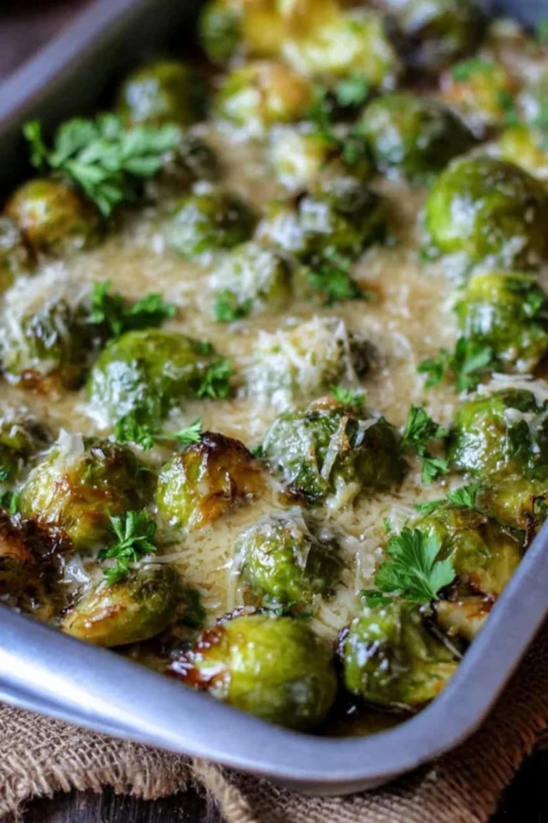 Rosenkohl mit Parmesan vom Blech