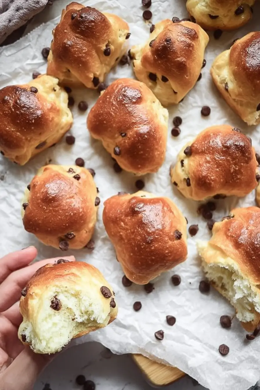 Schoko-Brötchen mit Quark