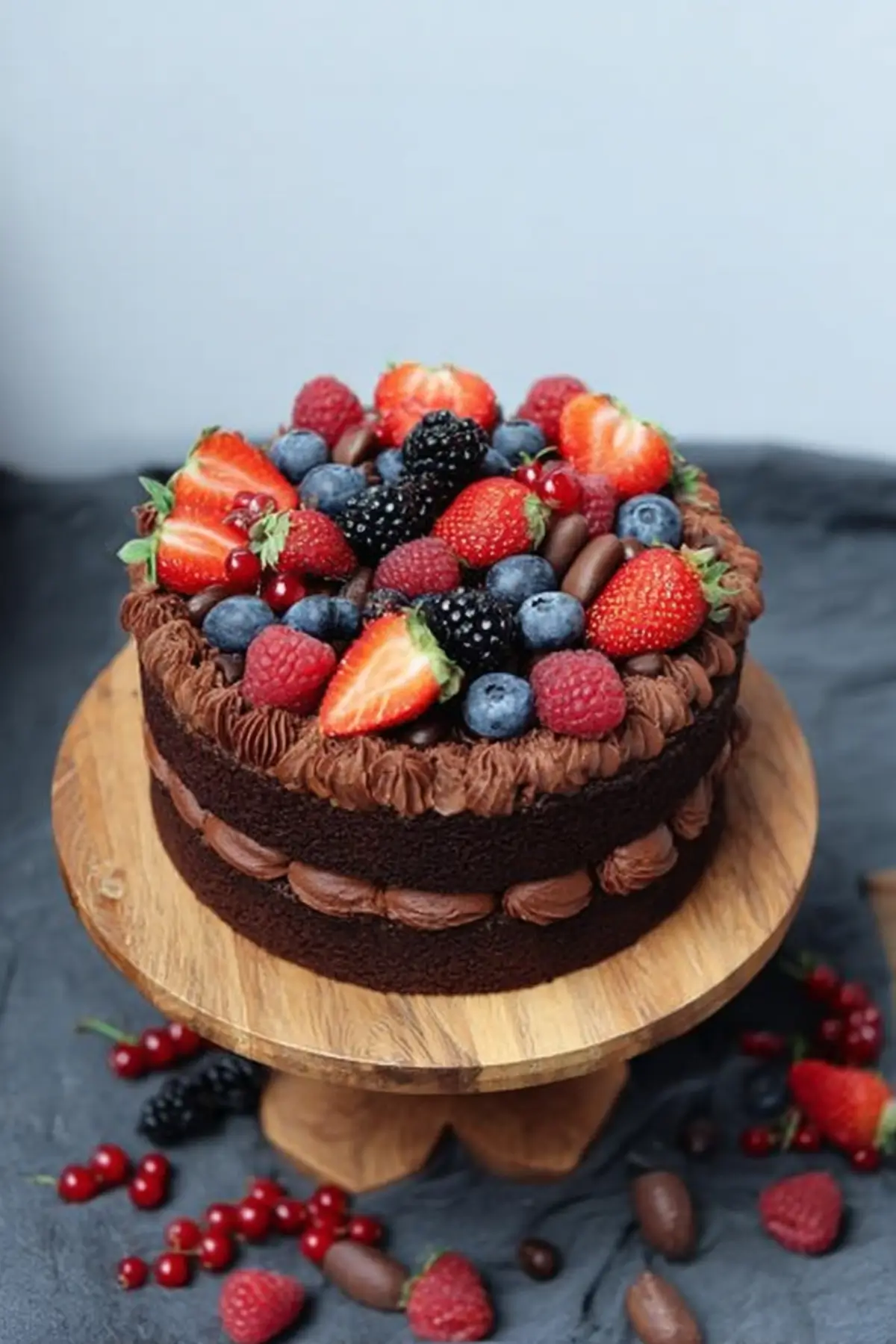 Torte Mit Frchten Dekorieren
