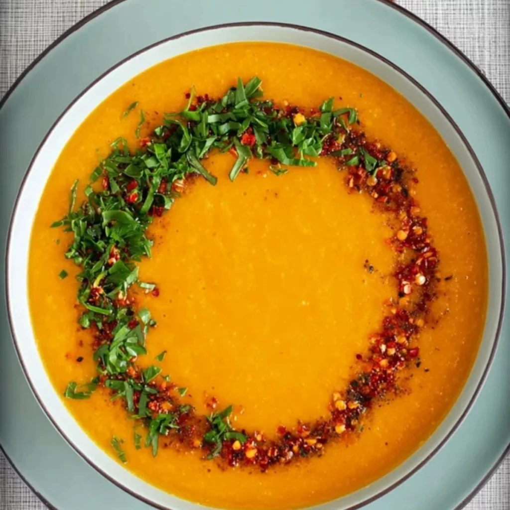 Türkische rote Linsensuppe