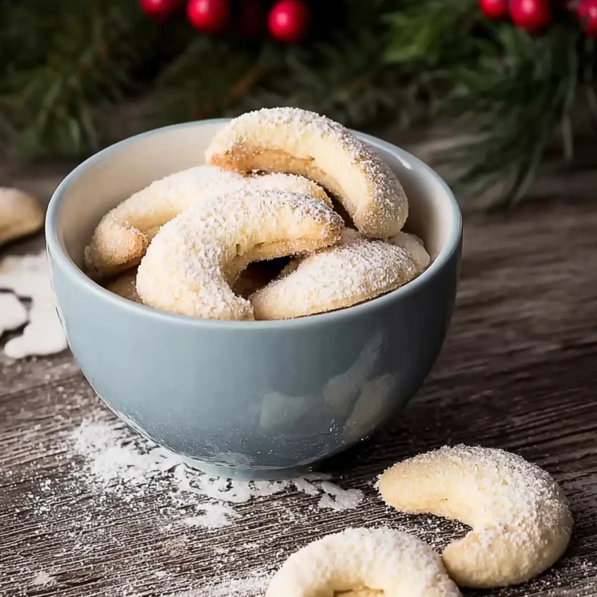 Vanillekipferl Plätzchen