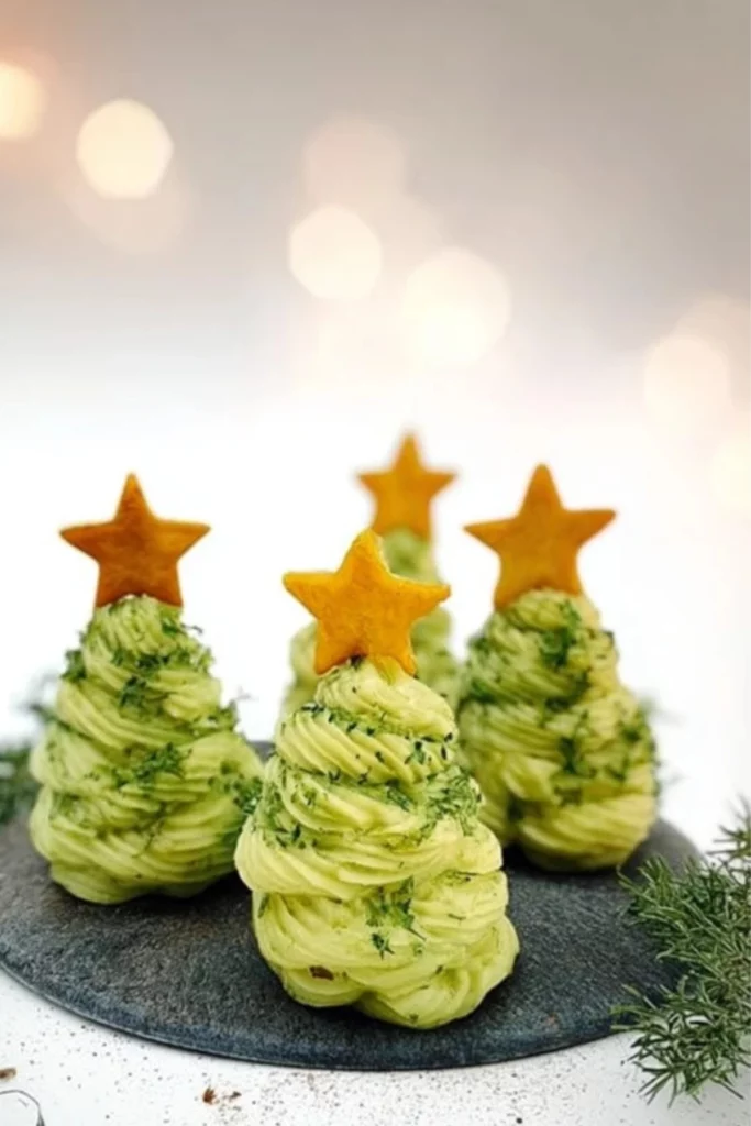 Weihnachtliche Beilage: Kartoffel-Tannenbäume