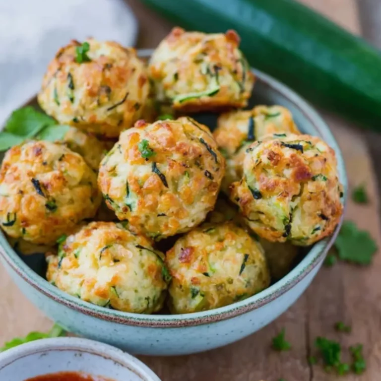 Zucchini-Käse Bällchen