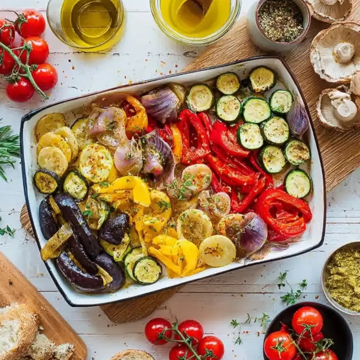 Spannende Antipasti Gemse Ofen Ebenbild