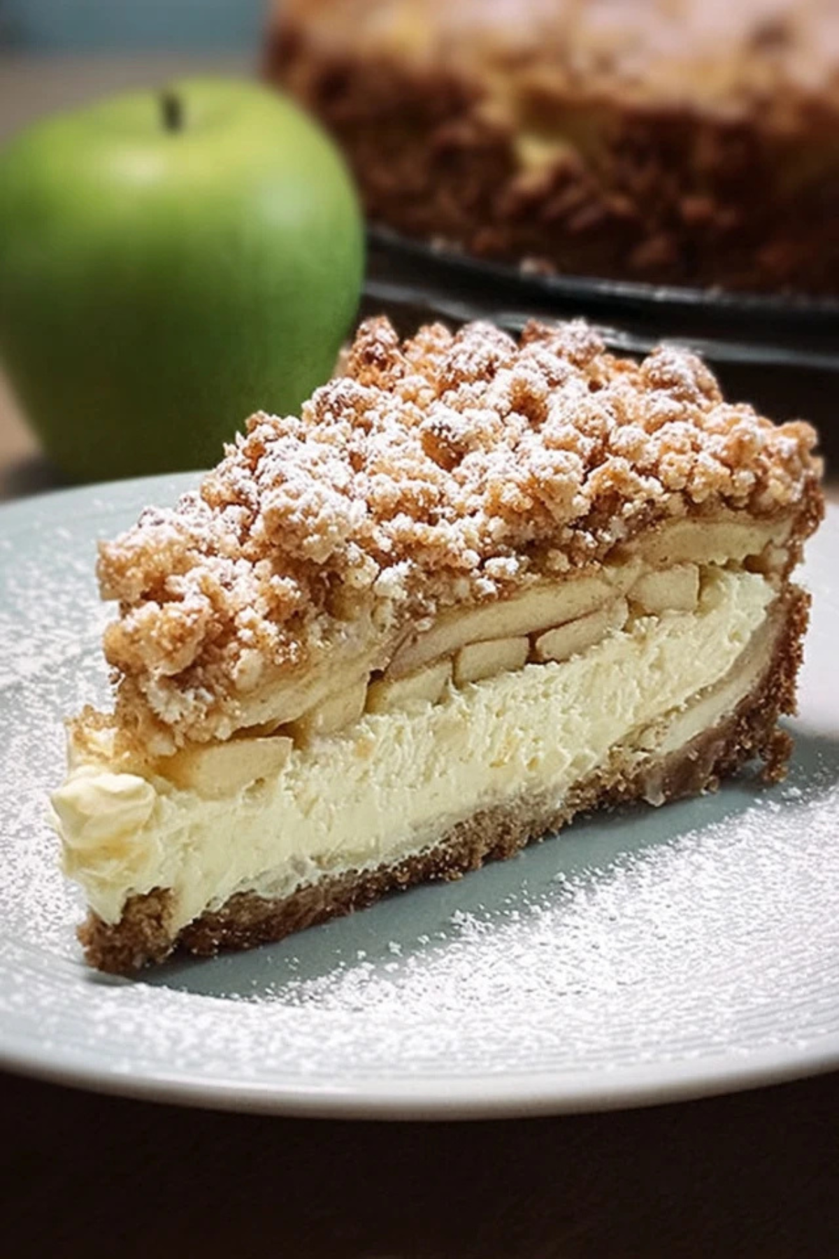 Apfel Crumble Käsekuchen