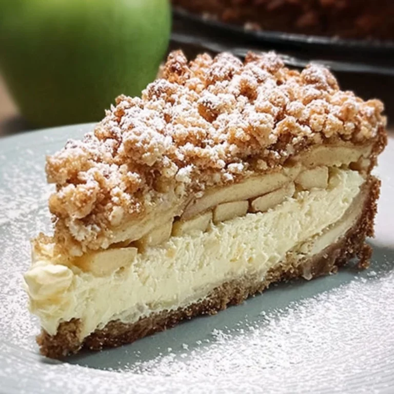 Apfel Crumble Käsekuchen