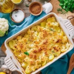 Blumenkohlauflauf mit Kartoffeln