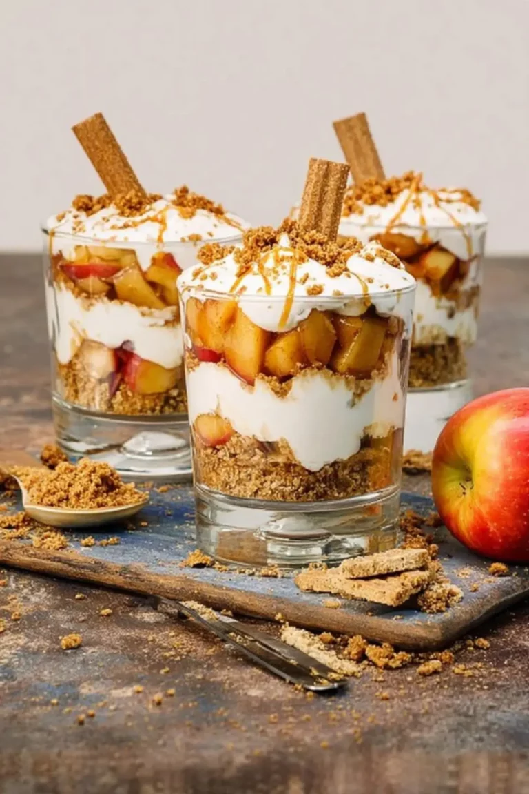 Bratapfel Karamell Spekulatius Trifle