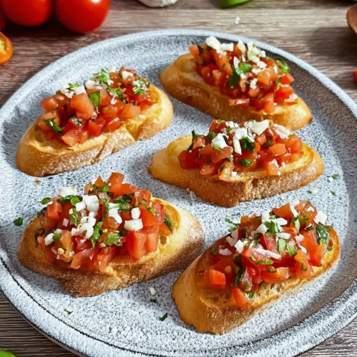 Bruschetta mit Tomaten und Knoblauchöl: Der Sommerklassiker auf deinem ... Bruschetta mit Tomaten und Knoblauchöl: Der Sommerklassiker auf deinem ...